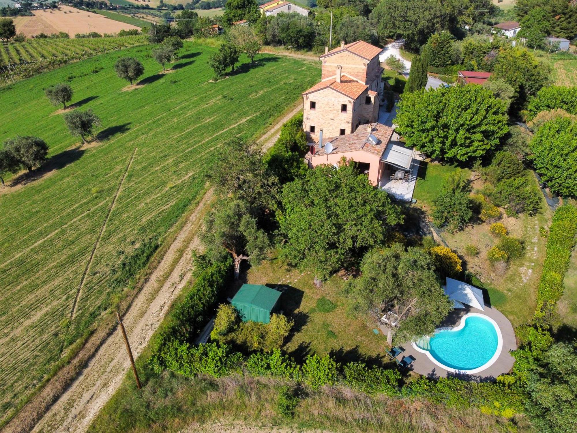 Casali Marchigiani - Ville Vacanza Private Con Piscina Ostra Exterior foto